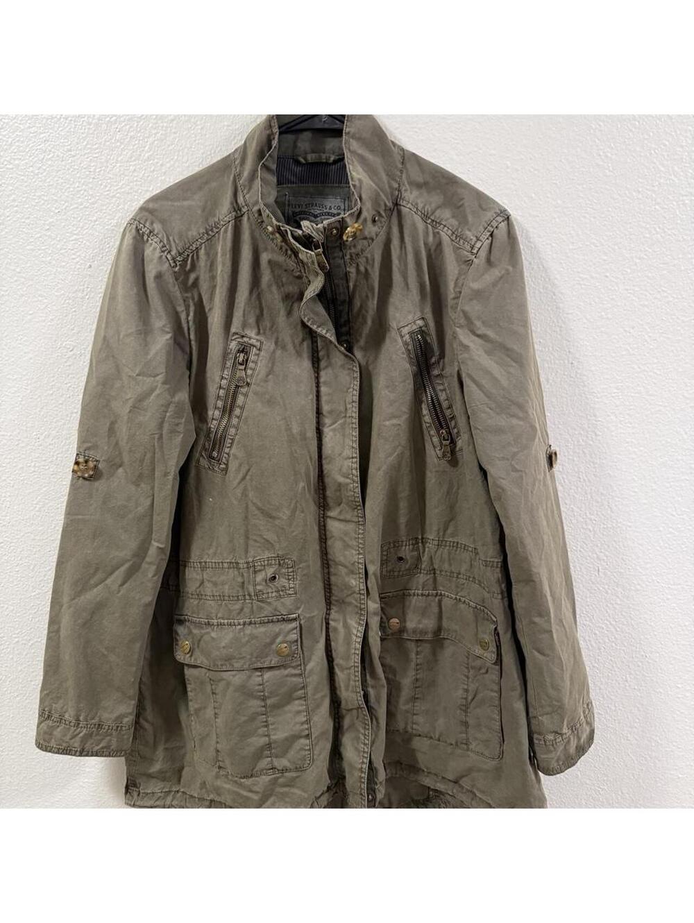 Levi S Men's Khaki and Green Jacket